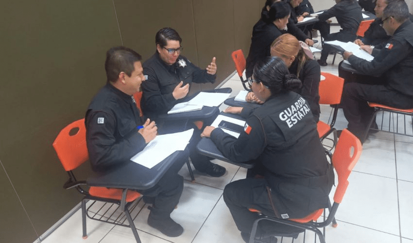 RECIBE GUARDIA ESTATAL DE GÉNERO CAPACITACIÓN EN PROTOCOLO NACIONAL DE&nbsp;ACTUACIÓN