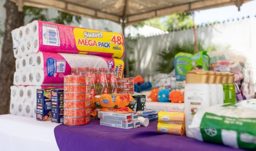 REÚNE DIF TAMAULIPAS MÁS DE 17 TONELADAS DE VÍVERES PARA LAS FAMILIAS AFECTADAS POR&nbsp;“ALBERTO”