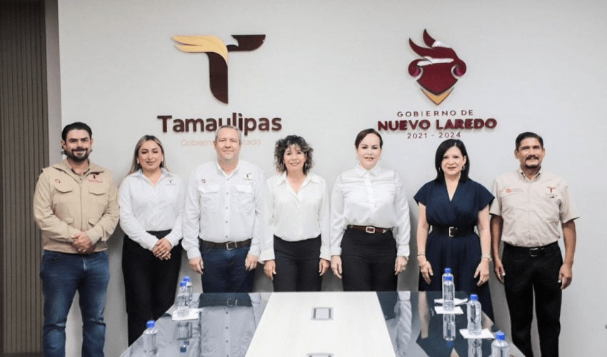REALIZA SECRETARIA SILVIA CASAS GIRA DE TRABAJO EN NUEVO&nbsp;LAREDO
