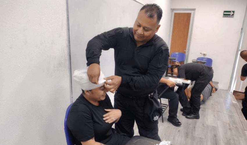 CAPACITA SSPT AL PERSONAL OPERATIVO CON CURSO DE MEDICINA TÁCTICA&nbsp;POLICIAL