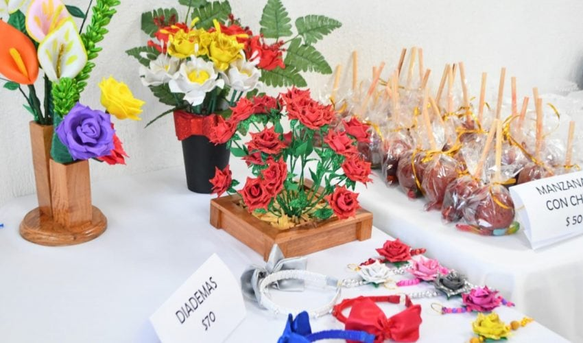 CONTRIBUYE SSPT A LA REINSERCIÓN SOCIAL DE MUJERES PRIVADAS DE LA LIBERTAD MEDIANTE VENTA DE PRODUCTOS QUE&nbsp;ELABORAN