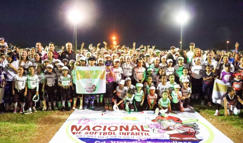 Inaugura María de Villarreal Campeonato Nacional de Softbol Femenil Infantil&nbsp;2024