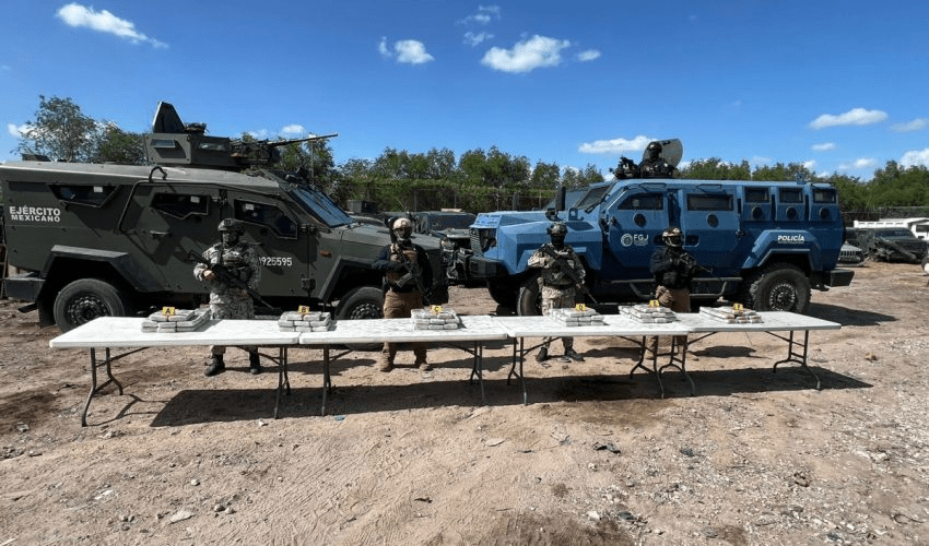 Aseguran 84 paquetes de cocaína en operativo conjunto, en&nbsp;Camargo