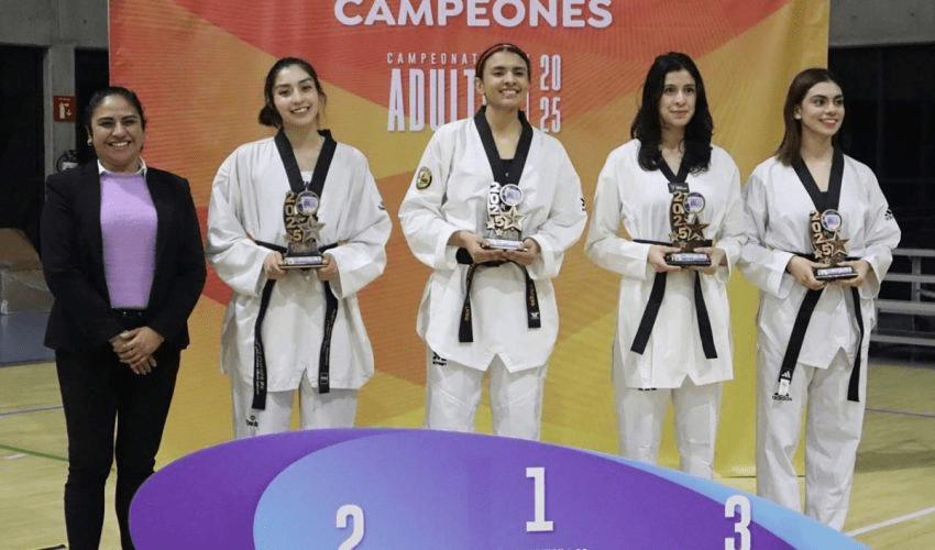 Destacan taekwondoínas tamaulipecas en Campeonato Nacional&nbsp;Élite