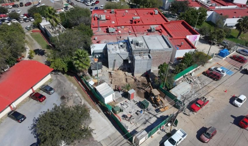 Realiza Gobierno del Estado obras complementarias en Centro Oncológico de&nbsp;Victoria