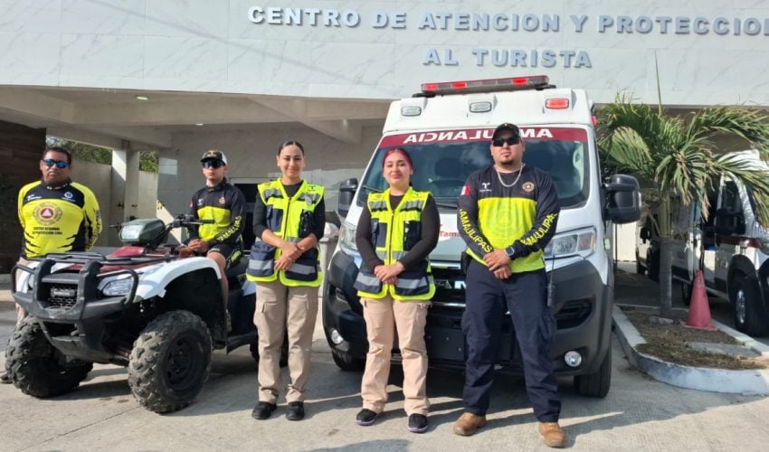 Refuerza Protección Civil Tamaulipas operativo de atención y seguridad en Playa Miramar durante periodo&nbsp;vacacional